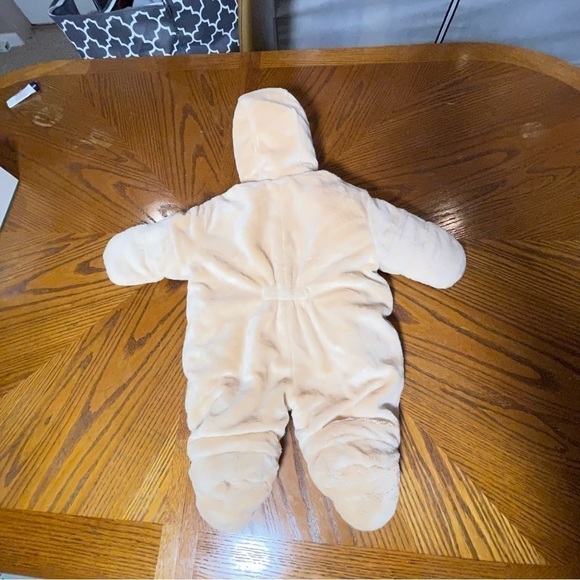 CARTER'S Carters Baby Boy Snowsuit beige  Size 3-6M - Picture 3 of 11